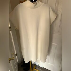 Neoprene Runway Cowlneck Dress